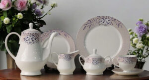24-Piece Tea Set (A050) High-Quality Elegant Tea Crockery