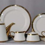 24-Piece Tea Set Electro Gold (D004) High-Quality Elegant Tea Crockery (1)