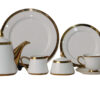 24-Piece Tea Set Electro Gold (D004) High-Quality Elegant Tea Crockery (1)