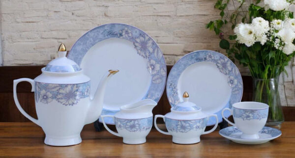 61 Pc Bone China Dinner Set (U529A) | High-Quality, Stylish, Premium Crockery