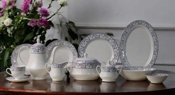 61 Pc Bone China Dinner Set (A108) High-Quality, Stylish, Premium Crockery