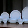 61 Pc Bone China Dinner Set (A050) | High-Quality, Stylish, Premium Crockery