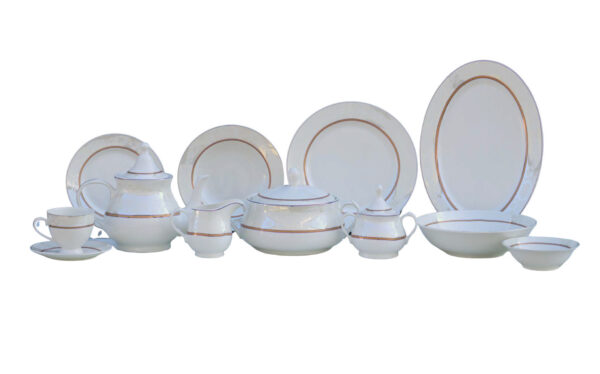 61 Pc Bone China Dinner Set (C019) High-Quality, Stylish, Premium Crockery (1)