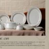 61 Pc Bone China Dinner Set (D019) High-Quality, Stylish, Premium Crockery (1)
