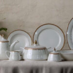 61 Pc Bone China Dinner Set (D072) High-Quality, Stylish, Premium Crockery (1)