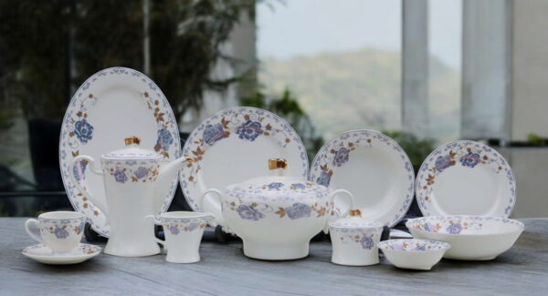 61 Pc Bone China Dinner Set (F053) High-Quality, Stylish, Premium Crockery (3)