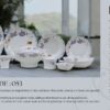 61 Pc Bone China Dinner Set (F053) High-Quality, Stylish, Premium Crockery (3)