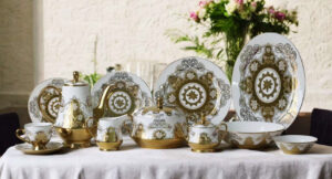 72 Pc Dinner Set Electro Gold A438 High-Quality, Stylish, Premium Crockery (2)