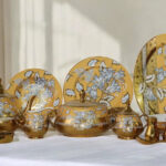 72 Pc Dinner Set Electro Gold (C437) High-Quality, Stylish, Premium Crockery (1)