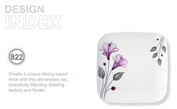 Melamine Dinner Set | Elite Dinner (822) | Elegant, Durable, Heat-Resistant Plates & Bowls | Unbreakable, Lightweight, Premium Quality Dinnerware