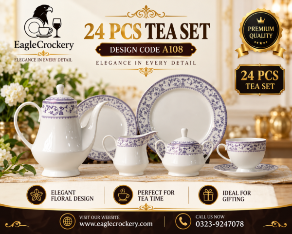 24-Piece Tea Set (A108)