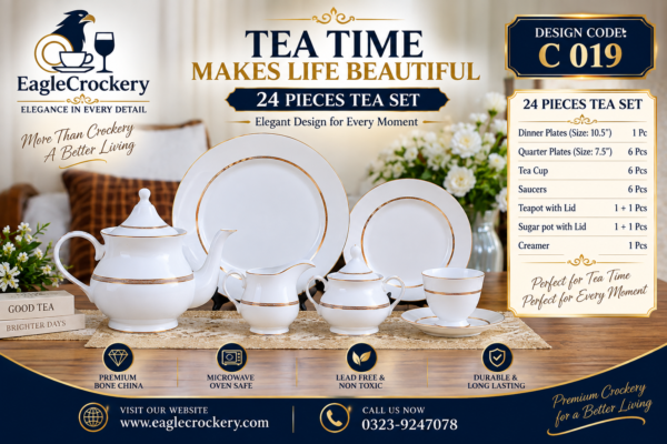 24-Piece Tea Set (C019)