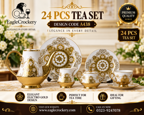 24-Piece Tea Set (A438)