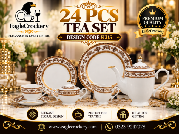 24-Piece Tea Set Electro Gold (K215)