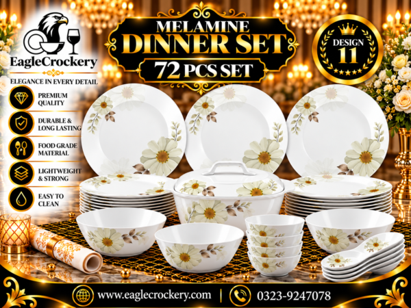 Melamine Dinner Set | Oaks Dinner (11)
