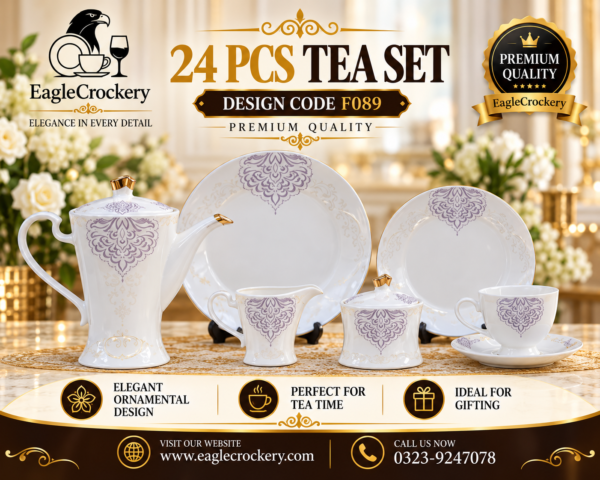 24-Piece Tea Set (F089)