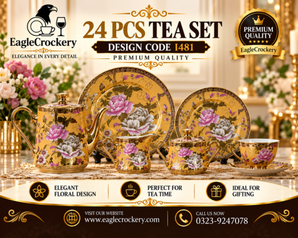 24-Piece Tea Set (I483)