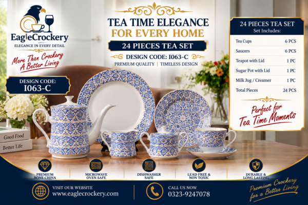 24-Piece Tea Set (I063C)