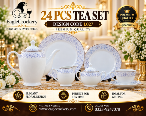 24-Piece Tea Set (L027)