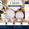 24-Piece Tea Set Electro Gold L044– Luxury Premium Tea Crockery