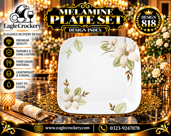 Melamine Dinner Set | Elite Dinner (818)