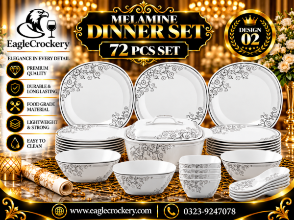 Melamine Dinner Set | Oaks Dinner (02)