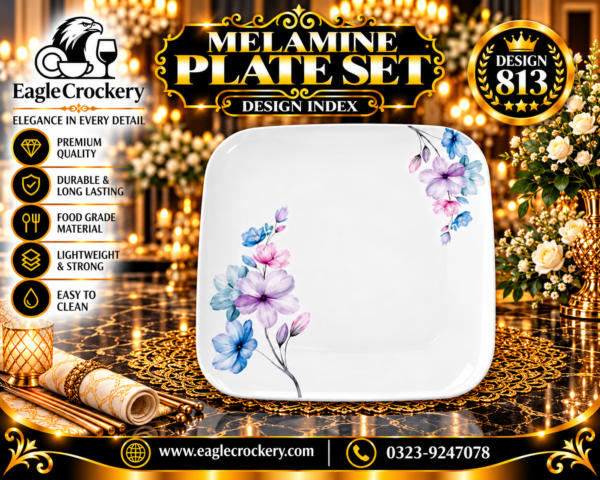 Melamine Dinner Set | Elite Dinner (813)
