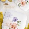 Melamine Dinner Set (820) Elegant, Durable, Heat-Resistant Plates & Bowls Unbreakable, Lightweight, Premium Quality Dinnerware