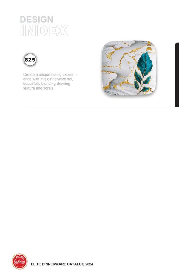 Melamine Dinner Set (815) Elegant, Durable, Heat-Resistant Plates & Bowls Unbreakable, Lightweight, Premium Quality Dinnerware