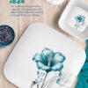 Melamine Dinner Set (824) Elegant, Durable, Heat-Resistant Plates & Bowls Unbreakable, Lightweight, Premium Quality Dinnerware