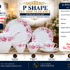 24-Piece Tea Set Electro Gold P092 – Luxury Premium Tea Crockery