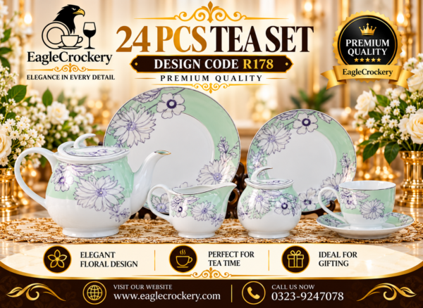 24-Piece Tea Set (R178)