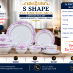 24-Piece Tea Set Electro Gold S110 – Luxury Premium Tea Crockery