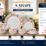 24-Piece Tea Set Electro Gold S253– Luxury Premium Tea Crockery