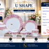 24-Piece Tea Set Electro Gold U010 – Luxury Premium Tea Crockery
