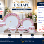 24-Piece Tea Set Electro Gold U010 – Luxury Premium Tea Crockery