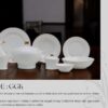 61 Pc Bone China Dinner Set (FGGk) High-Quality, Stylish, Premium Crockery (1)
