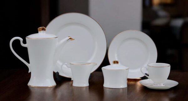 24-Piece Tea Set (FGGk) | High-Quality Elegant Tea Crockery