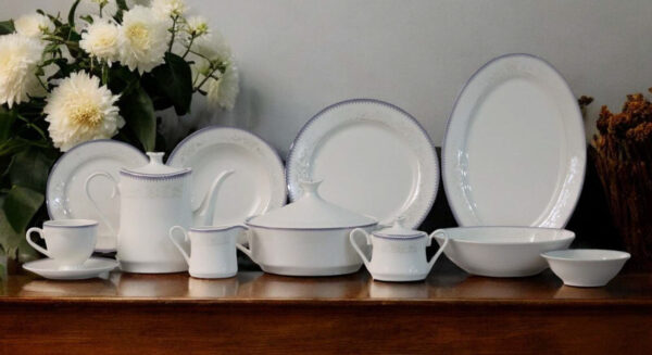 61 Pc Bone China Dinner Set (I014) | High-Quality, Stylish, Premium Crockery