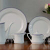 61 Pc Bone China Dinner Set (I014) | High-Quality, Stylish, Premium Crockery