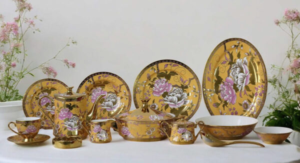 61 Pc Bone China Dinner Set (I483) | High-Quality, Stylish, Premium Crockery