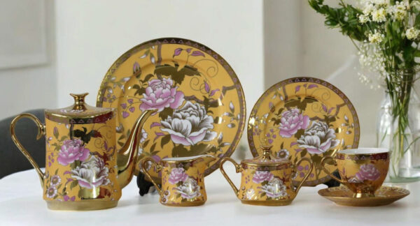 61 Pc Bone China Dinner Set (I483) | High-Quality, Stylish, Premium Crockery