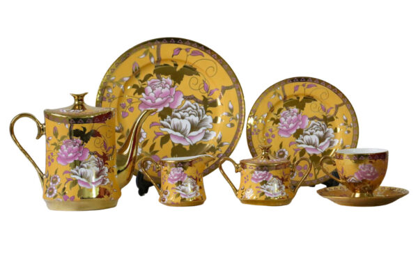 61 Pc Bone China Dinner Set (I483) | High-Quality, Stylish, Premium Crockery