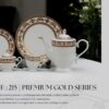 76 Pc Dinner Set Electro Gold (K215) | High-Quality, Stylish, Premium Crockery