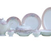 61 Pc Bone China Dinner Set (L050) | High-Quality, Stylish, Premium Crockery