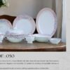 61 Pc Bone China Dinner Set (L050) | High-Quality, Stylish, Premium Crockery