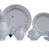 61 Pc Bone China Dinner Set (M063) | High-Quality, Stylish, Premium Crockery