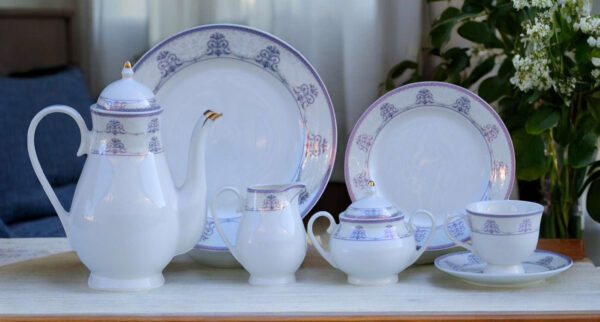 61 Pc Bone China Dinner Set (N104) | High-Quality, Stylish, Premium Crockery