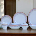61 Pc Bone China Dinner Set (O072) | High-Quality, Stylish, Premium Crockery