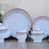 61 Pc Bone China Dinner Set (O072) | High-Quality, Stylish, Premium Crockery